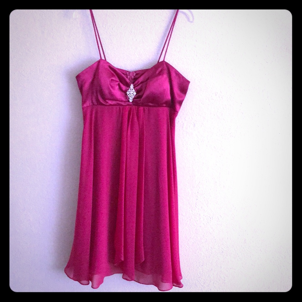 Pink prom dress